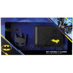 SET CARTERA Y LLAVERO BATMAN