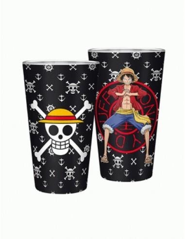One Piece Vaso de Cristal XXL 400 ml...