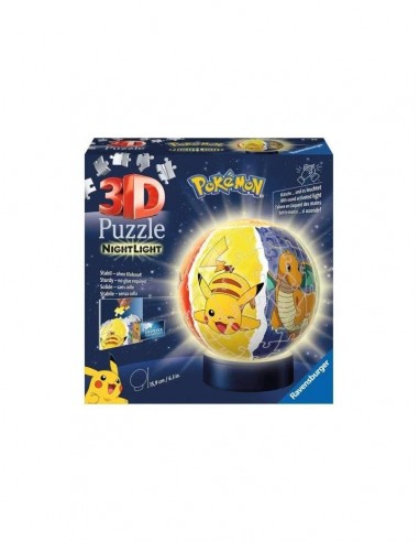 PUZZLE 3D LAMPARA POKEMON