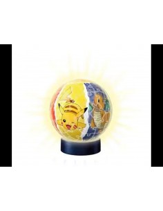 PUZZLE 3D LAMPARA POKEMON 2