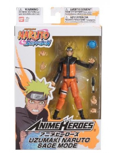 ANIME HEROES NARUTO UZUMAKI SAGE MODE