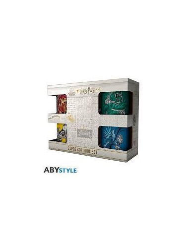 HARRY POTTER SET 4 ESPRESSO MUGS