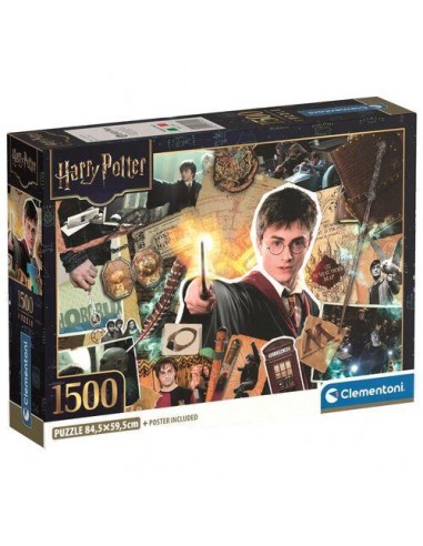 PUZZLE 1500PZS+POSTER HARRY POTTER