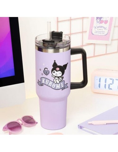 VASO TÉRMICO CON PAJITA KUROMI