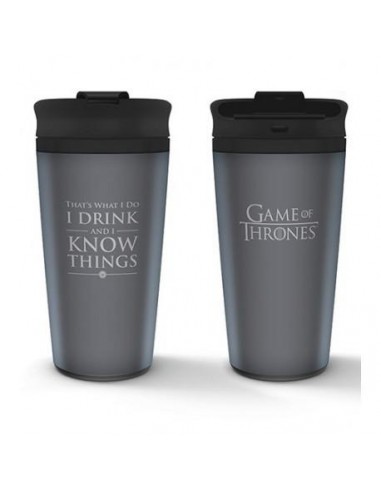 Vaso Metálico de Viaje Juego de Tronos