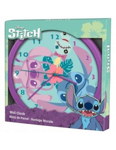 RELOJ DE PARED STITCH Y ANGEL