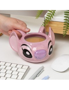 TAZA ANGEL LILO & STITCH
