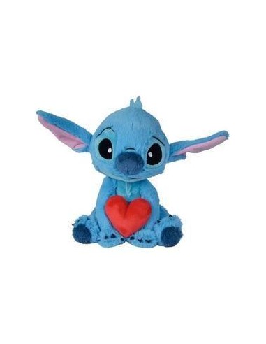 Peluche Stitch con Corazón 25 cm
