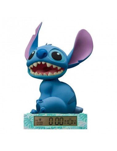 LÁMPARA Y DESPERTADOR 3D STITCH