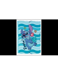 CARPETA CON SOLAPA STITCH DURA