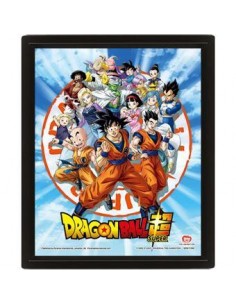 CUADRO 3D DRAGON BALL SUPER