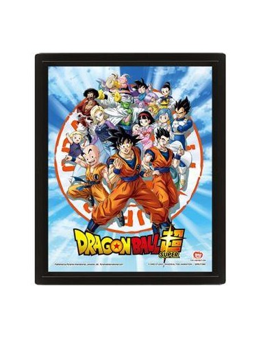 CUADRO 3D DRAGON BALL SUPER