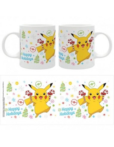 TAZA POKEMON PIKACHU NAVIDAD
