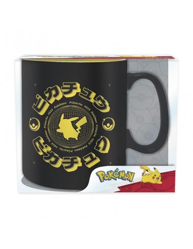 TAZA POKEMON PIKACHU NEGRO