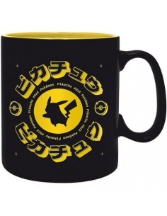 TAZA POKEMON PIKACHU NEGRO 2
