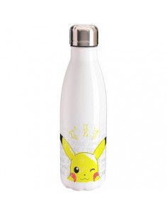 BOTELLA POKEMON PIKACHU BLANCA