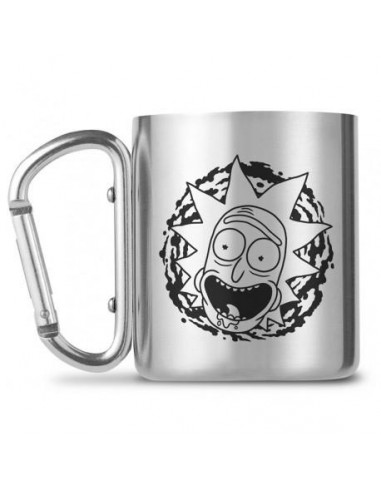 TAZA CON MOSQUETON RICK & MORTY