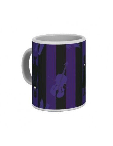 TAZA MIÉRCOLES ADDAMS PATRÓN UNIFORME