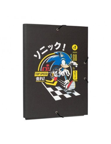 CARPETA CON SOLAPA SONIC