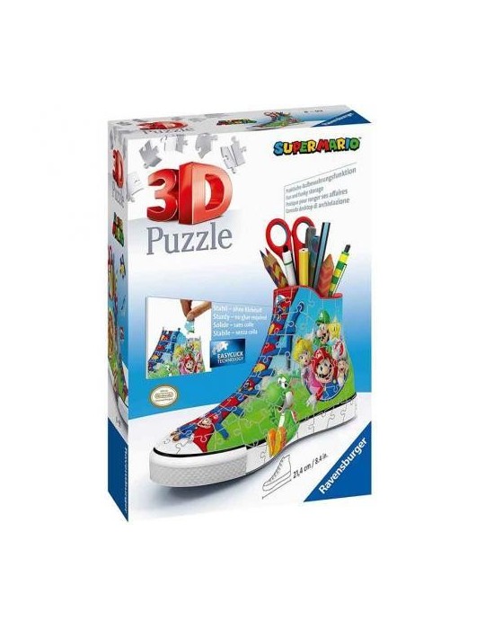 TENIS 3D SUPER MARIO PUZZLE
