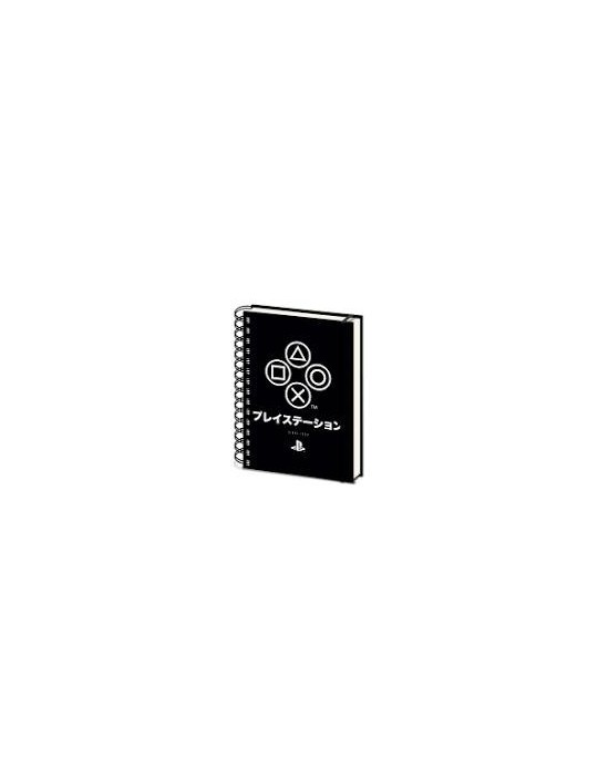 Cuaderno A5 con espiral PlayStation Onyx