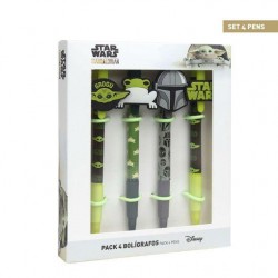 PACK X4 BOLIGRAFOS MANDALORIAN