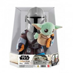 PELUCHE MANDALORIAN CON GROGU