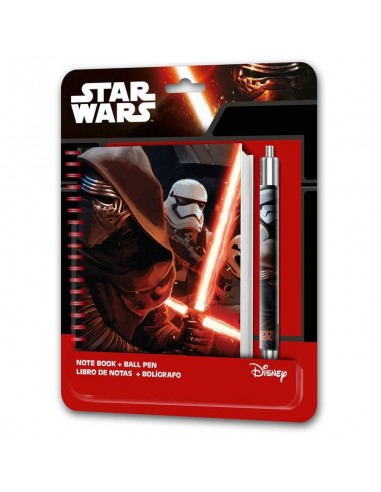 LIBRETA Y BOLIGRO STAR WARS