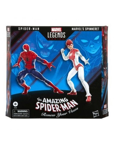 PACK DE DOS FIGURAS SPIDER-MAN Y...