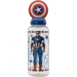 BOTELLA 3D CAPITAN AMERICA