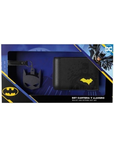 SET CARTERA Y LLAVERO BATMAN