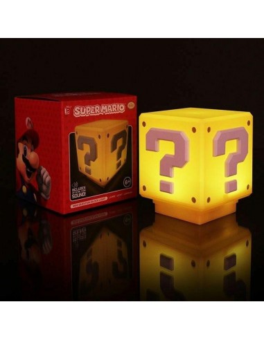 MINI LÁMPARA BLOQUE INTERROGACIÓN MARIO