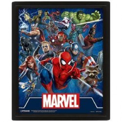 CUADRO 3D MARVEL