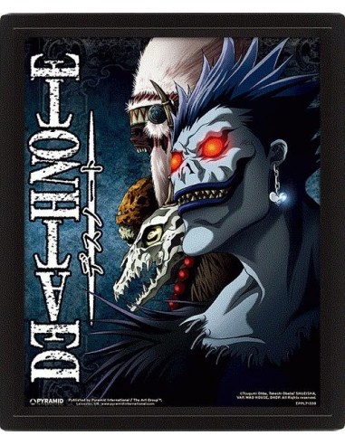 CUADRO DEATH NOTE 3D