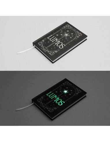 CUADERNO CON LUZ LUMOS